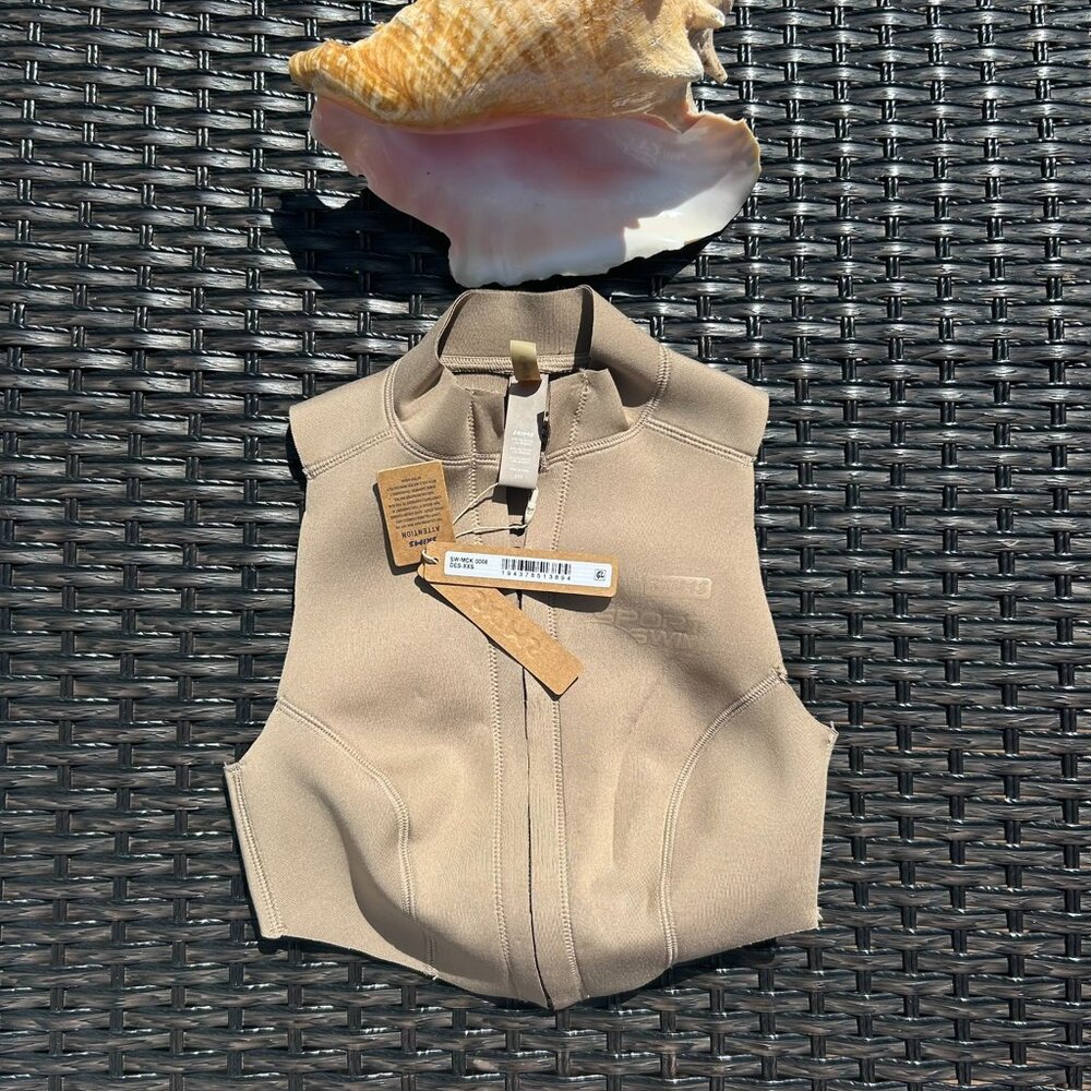 SKIMS NWT LADIE'S SPORTY SWIM BIKINI DESSERT TAN XXS SW-MCK-0068